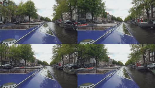 阿姆斯特丹运河之旅高清在线视频素材下载