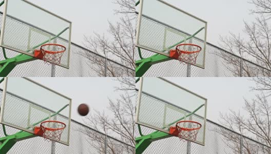 篮球慢动作高清在线视频素材下载