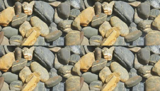 石头在水里高清在线视频素材下载