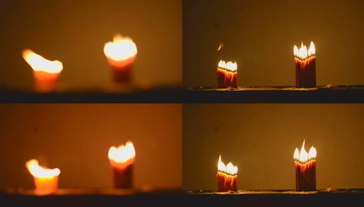 蜡烛高清在线视频素材下载