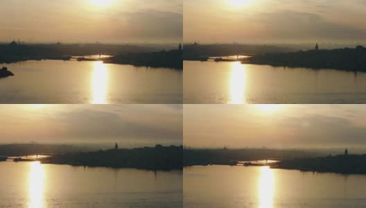 伊斯坦布尔加拉塔加拉塔大桥和波什波鲁斯的美学证明是正确的高清在线视频素材下载