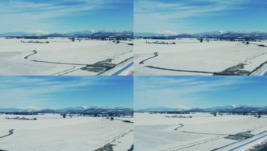 西雅图郊区下雪高清在线视频素材下载