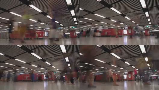 HD Time Lapse香港地铁高清在线视频素材下载