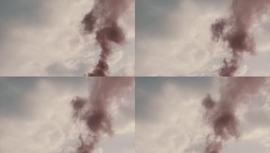 天空中的烟雾高清在线视频素材下载