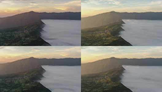 印度尼西亚东爪哇溴火山日出时的时间推移高清在线视频素材下载