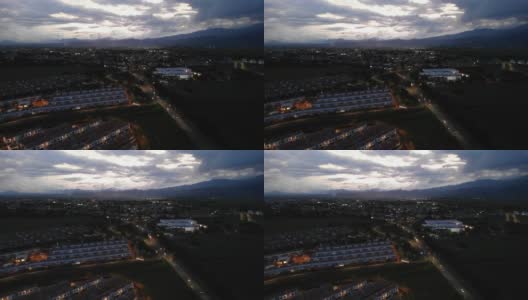 Jamundi, Valle del caca，哥伦比亚空中天景高清在线视频素材下载