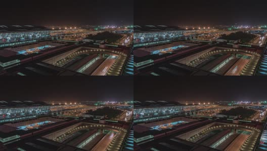 Time Lapse浦东国际机场/中国上海高清在线视频素材下载