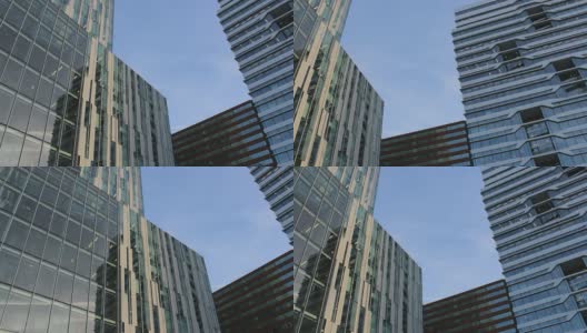 商业大厦WTC，摄像头旋转高清在线视频素材下载