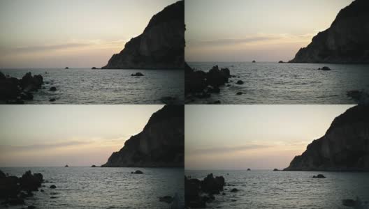 日落时的科孚岛高清在线视频素材下载
