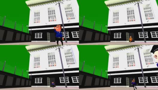 越狱-一个动画3D卡通高清在线视频素材下载