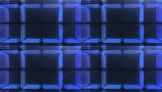 蓝色方块运动背景高清在线视频素材下载