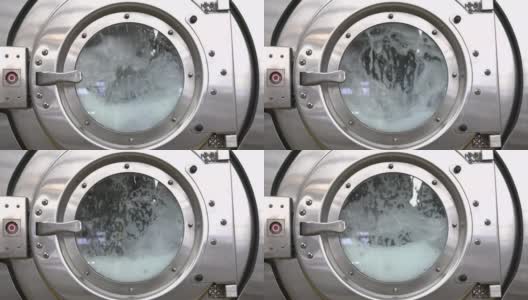干洗工业尺寸洗衣机慢速静态2高清在线视频素材下载