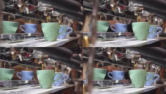 浓缩咖啡机高清在线视频素材下载