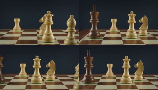 在国际象棋中完成将死高清在线视频素材下载
