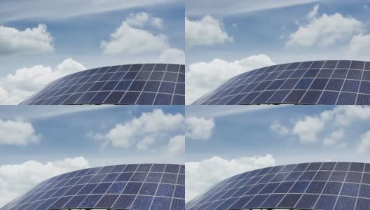 太阳能电池-清洁能源概念，延时高清在线视频素材下载