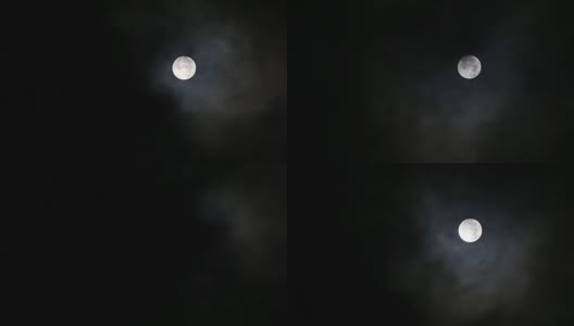 满月和云高清在线视频素材下载