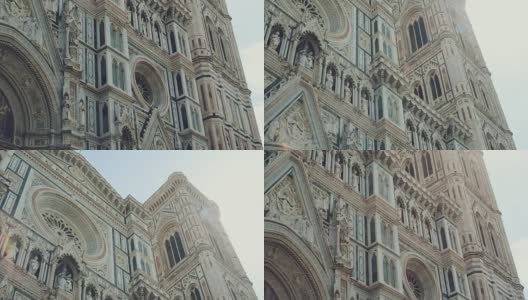佛罗伦萨圣玛丽亚德尔菲奥雷大教堂高清在线视频素材下载