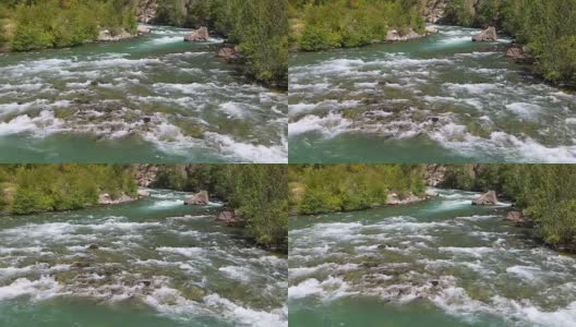 加拿大不列颠哥伦比亚省利卢特的卡尤什溪高清在线视频素材下载