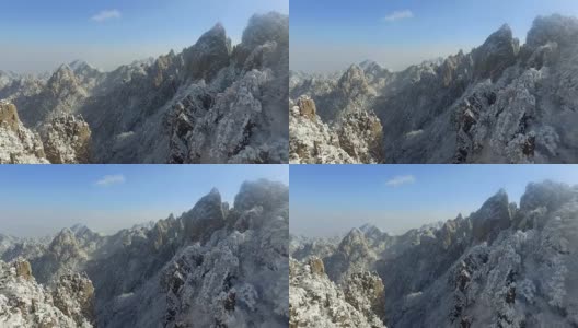 黄山雪景4k高清在线视频素材下载