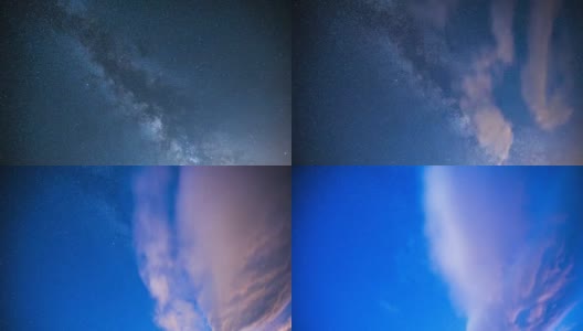 星空旋转空间天文摄影时间流逝高清在线视频素材下载
