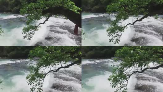 美丽的贵州瀑布高清在线视频素材下载