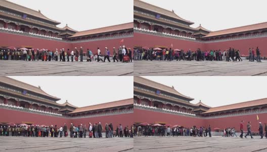 中国北京紫禁城的时间流逝高清在线视频素材下载
