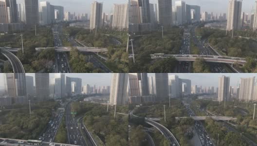 城市交通枢纽高清在线视频素材下载