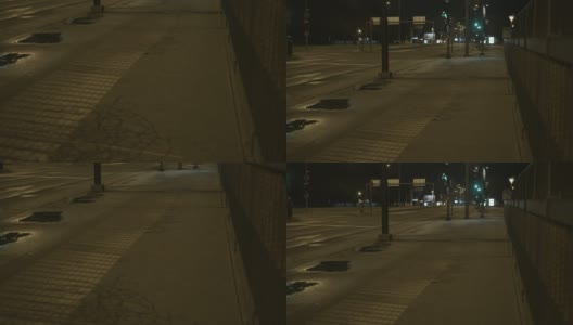 空荡荡的街道高清在线视频素材下载