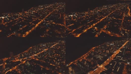 大城市的灯光高清在线视频素材下载