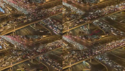 T/ lms HA PAN Crowded Traffic /北京，中国高清在线视频素材下载
