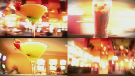 在酒吧送饮料高清在线视频素材下载