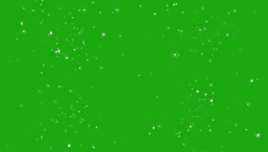 恒星通过空间运动图形与绿色屏幕背景高清在线视频素材下载