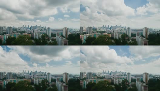 新加坡的城市风景高清在线视频素材下载