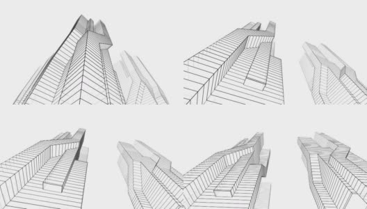 抽象的架构高清在线视频素材下载