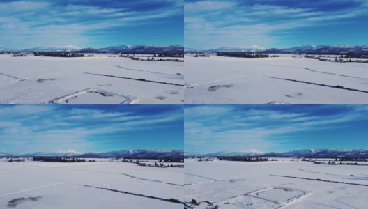 西雅图郊区下雪高清在线视频素材下载