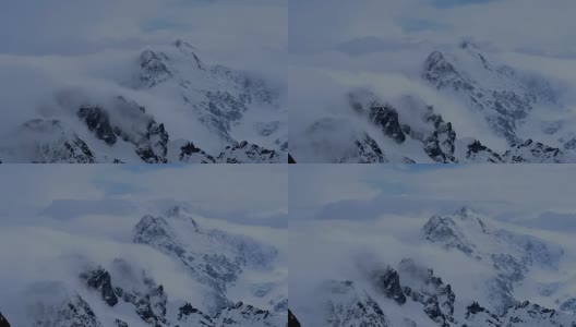 壮丽的瑞士恩格尔堡铁力斯山高清在线视频素材下载