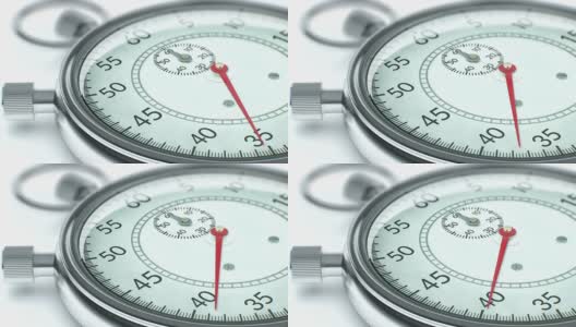 Close up of ticking chronometer (stopwatch).高清在线视频素材下载