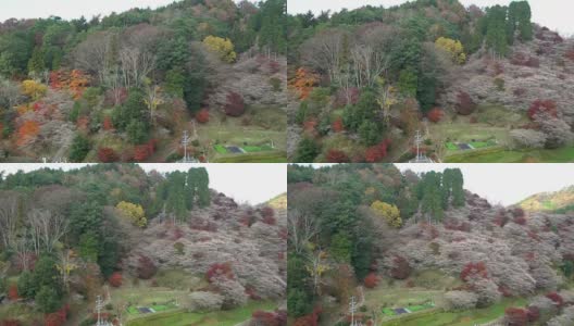 摇摄:秋红离开原丰田日本名古屋高清在线视频素材下载