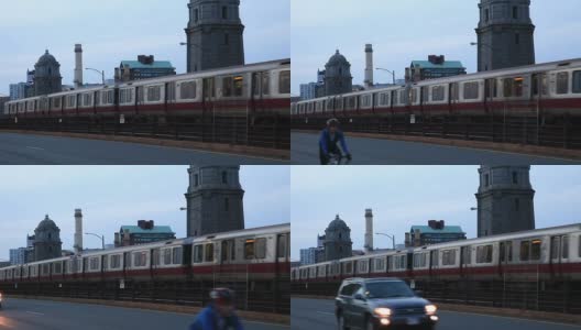 波士顿的火车高清在线视频素材下载