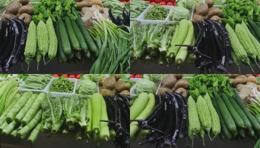 亚洲蔬菜向左平移高清在线视频素材下载