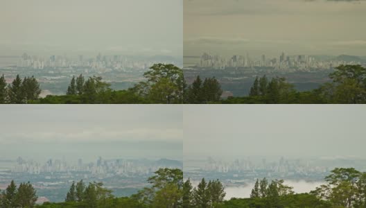 城市视图Cerro azul高清在线视频素材下载