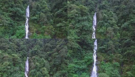 中国桂林林桂红溪自然保护区的瀑布高清在线视频素材下载