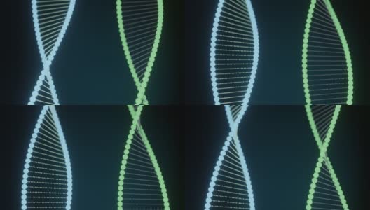 DNA链。遗传学。高清在线视频素材下载