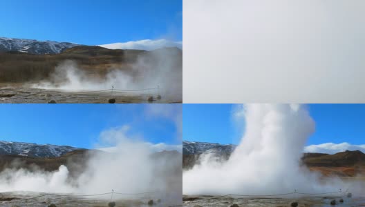 Strokkur喷泉、冰岛高清在线视频素材下载
