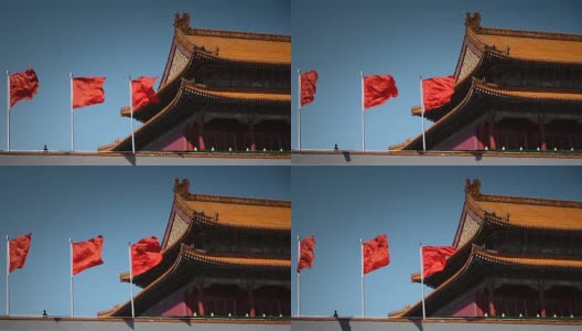 中国北京天安门广场高清在线视频素材下载