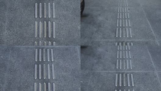 马利博罗大街上的残疾人道路慢动作高清在线视频素材下载