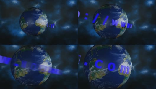 宇宙中的地球高清在线视频素材下载