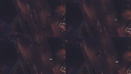 夜晚的城市道路高清在线视频素材下载