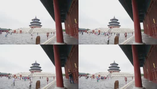 中国北京的天坛。高清在线视频素材下载