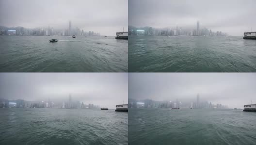 香港城市景观4k时间流逝高清在线视频素材下载